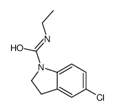 5-chloro-N-ethyl-2,3-dihydroindole-1-carboxamide Structure