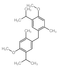 Benzene,1,1'-methylenebis[4-methoxy-2-methyl-5-(1-methylethyl)- Structure