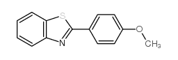 2-(4-甲氧苯基)苯并噻唑结构式