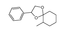 6-methyl-3-phenyl-1,4-dioxaspiro[4.5]decane结构式