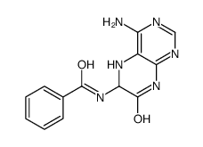N-(4-amino-7-oxo-6,8-dihydro-5H-pteridin-6-yl)benzamide结构式