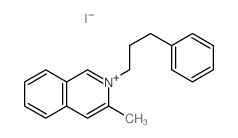 3-methyl-2-(3-phenylpropyl)-3H-isoquinoline结构式