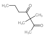 3,3-dimethylheptane-2,4-dione Structure