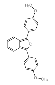 Isobenzofuran,1,3-bis(4-methoxyphenyl)-结构式
