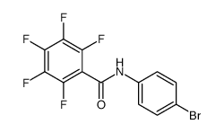 N-(4-bromophenyl)-2,3,4,5,6-pentafluorobenzamide Structure