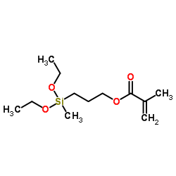 3-[Diethoxy(methyl)silyl]propyl methacrylate Structure