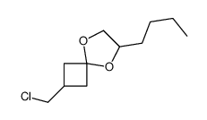 7-butyl-2-(chloromethyl)-5,8-dioxaspiro[3.4]octane结构式