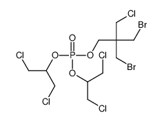 2,2-bis(bromomethyl)-3-chloropropyl bis[2-chloro-1-(chloromethyl)ethyl] phosphate结构式