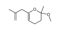 2-methoxy-2-methyl-6-(2-methyl-2-propen-1-yl)-3,4dihydro-2H-pyran Structure