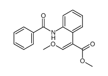 E-methyl 3-methoxy-2-(2-benzamidophenyl)-acrylate Structure