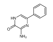 3-氨基-5-苯基-2(1H)-吡嗪酮结构式