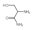 Propanamide,2-amino-3-hydroxy-, (2S)- Structure
