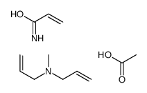 acetic acid,N-methyl-N-prop-2-enylprop-2-en-1-amine,prop-2-enamide Structure