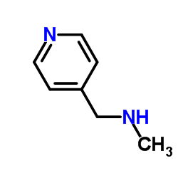 N-甲基-N-(4-吡啶甲基)胺结构式