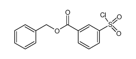 3-(Chlorosulfonyl)benzyl benzoate结构式