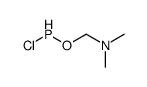 CHLORO(DIMETHYLAMINO)METHOXY-PHOSPHINE结构式