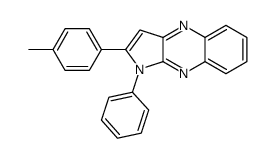 2-(4-methylphenyl)-1-phenylpyrrolo[3,2-b]quinoxaline结构式