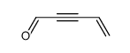 pent-4-en-2-ynal结构式