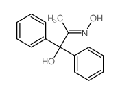 2-Propanone,1-hydroxy-1,1-diphenyl-, oxime结构式