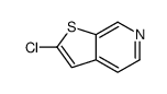 (9CI)-2-氯-噻吩并[2,3-c]吡啶结构式
