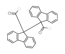9-(9-carbonochloridoylfluoren-9-yl)fluorene-9-carbonyl chloride Structure
