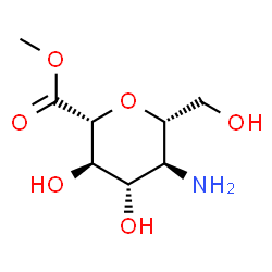 D-glycero-D-gulo-Heptonic acid, 5-amino-2,6-anhydro-5-deoxy-, methyl ester (9CI) structure