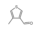 4-甲基噻吩-3-甲醛结构式