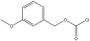 3-甲氧基苄基 氯甲酸酯结构式