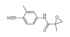 Oxiranecarboxamide, N-(4-cyano-3-methylphenyl)-2-methyl- (9CI)结构式