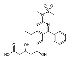 desfluoro rosuvastatin sodium salt Structure