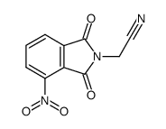 N,N-(3-nitro-phthaloyl)-glycine-nitrile Structure