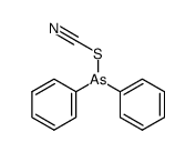diphenyl-thiocyanato-arsine结构式