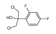 1,3-(dichloro)-2-(2,4-difluorophenyl)propan-2-ol结构式