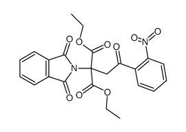 (2-nitro-phenacyl)-phthalimido-malonic acid diethyl ester结构式