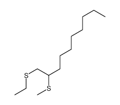 1-ethylsulfanyl-2-methylsulfanyldecane Structure