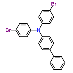 4,4'-二溴-4''-苯基三苯胺结构式