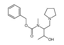 1-吡咯烷-2-(n-cbz-N-甲基)氨基-3-羟基-l-丁烷结构式