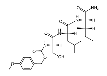 Z(OMe)-Ser-Leu-Ile-NH2结构式
