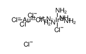 pentaaminoiridium(VIII) dichloride tetrachloroaurate(III) Structure