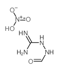 N-(diaminomethylideneamino)formamide; dihydroxy-oxo-azanium Structure