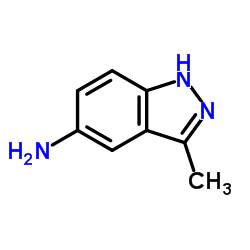 3-甲基-1H-吲唑-5-胺结构式