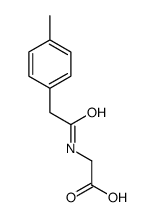 2-[[2-(4-methylphenyl)acetyl]amino]acetic acid结构式