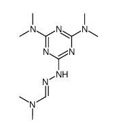 NN-dimethylformamide N'-(4,6-bis(dimethylamino)-1,3,5-triazin-2-yl)hydrazone Structure