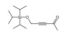 5-tri(propan-2-yl)silyloxypent-3-yn-2-one Structure