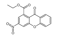 ethyl 3-nitro-9-oxoxanthene-1-carboxylate Structure