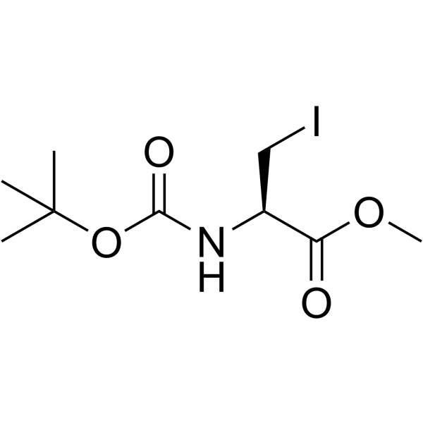 N-(tert-Butoxycarbonyl)-3-iodo-L-alanine Methyl Ester structure
