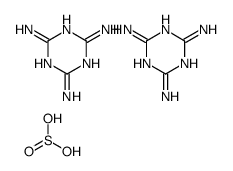 sulfurous acid,1,3,5-triazine-2,4,6-triamine结构式