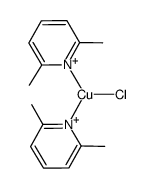 (2,6-dimethylpyridine)2CuCl Structure