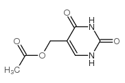 5-(乙酰氧基甲基)尿嘧啶结构式