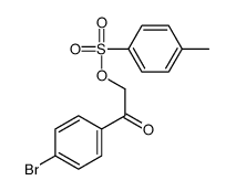 [2-(4-bromophenyl)-2-oxoethyl] 4-methylbenzenesulfonate Structure